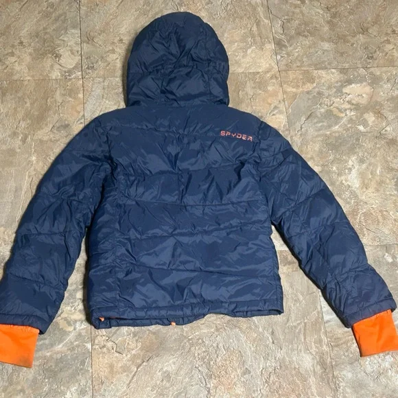 Spyder Orange Lined Jacket with Logo - Picture 2 of 11